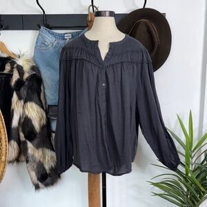 Old Navy Charcoal Blouse 2X